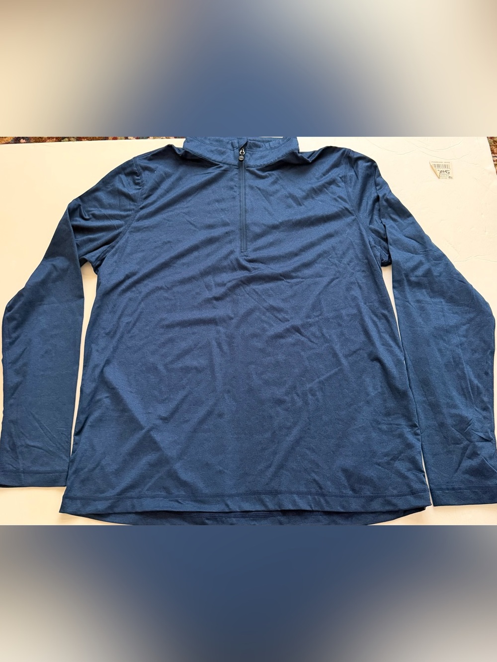 32 Degrees Men’s Large Quarter Zip Pullover Navy Blue Performance Shirt Jacket